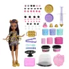 Monster High Scary Sweet Birthday Cake Kit ar Clawdeen Wolf lelli un 20+ dekorēšanas piederumiem