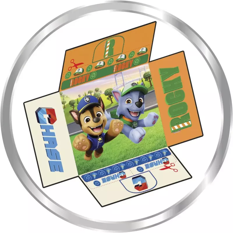 Toy Racetrack CARRERA FIRST Paw Patrol - Ready for Action, bērnu slotu automašīnu komplekts