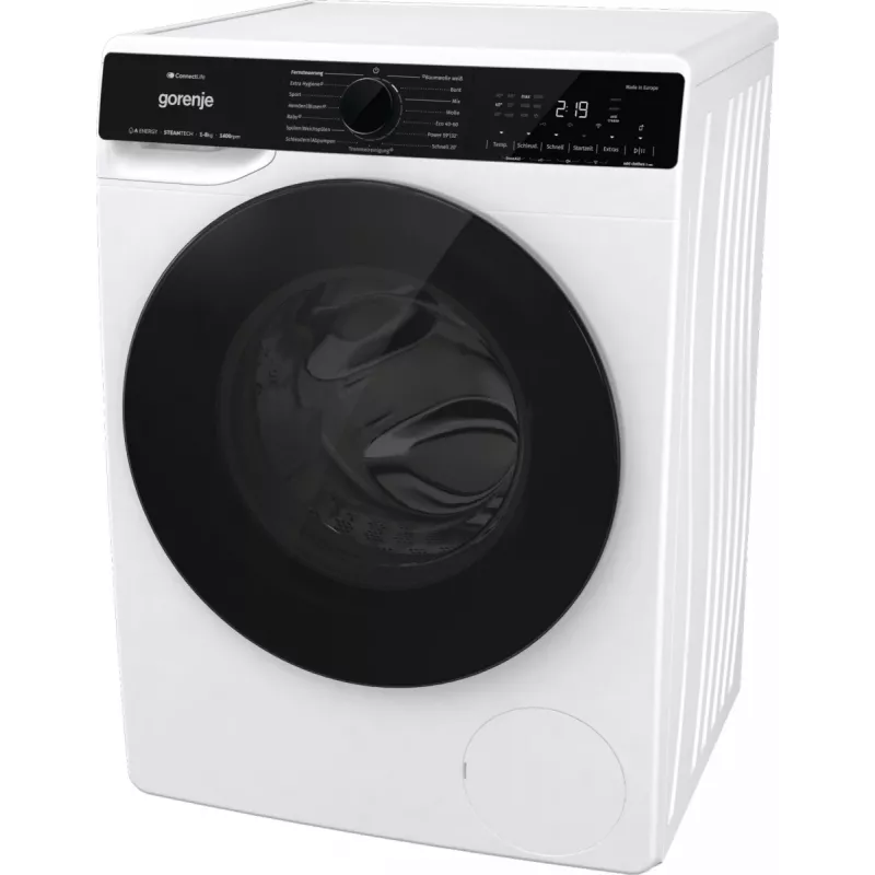 Gorenje WPNA84A2TS veļas mazgājamā mašīna ar priekšējo ielādi 8 kg 1400 apgr./min Melna, Balta