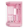 HYTE Y70 Milk Midi Tower PC korpuss, rozā — atbalsta 120/140 mm ventilatorus, 2,5 collu un 3,5 collu diskus, apakšējo barošanas bloku, 320×470×470 mm