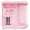 HYTE Y70 Milk Midi Tower PC korpuss, rozā — atbalsta 120/140 mm ventilatorus, 2,5 collu un 3,5 collu diskus, apakšējo barošanas bloku, 320×470×470 mm