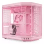 HYTE Y70 Milk Midi Tower PC korpuss, rozā — atbalsta 120/140 mm ventilatorus, 2,5 collu un 3,5 collu diskus, apakšējo barošanas bloku, 320×470×470 mm