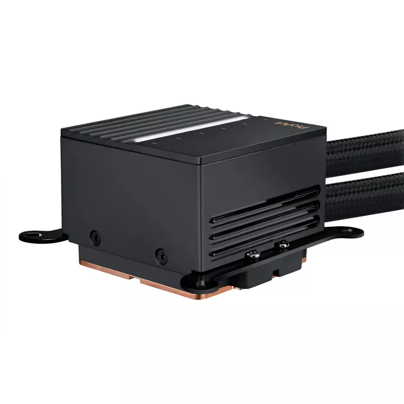 Universāls šķidruma dzesētājs ASUS ProArt LC 240, 120 mm ventilatori, melns, atbalsta LGA1700/AM5/AM4/115x/1200