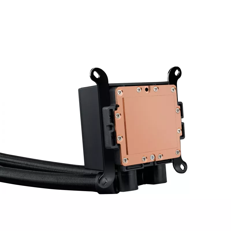 Universāls šķidruma dzesētājs ASUS ProArt LC 240, 120 mm ventilatori, melns, atbalsta LGA1700/AM5/AM4/115x/1200