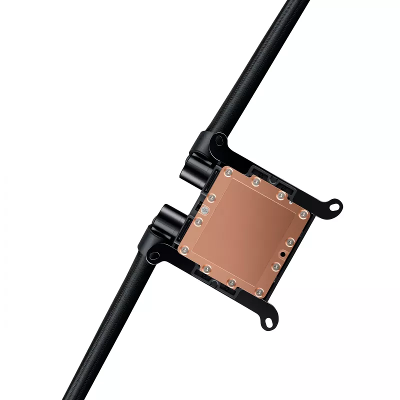 Universāls šķidruma dzesētājs ASUS ProArt LC 240, 120 mm ventilatori, melns, atbalsta LGA1700/AM5/AM4/115x/1200