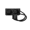 Universāls šķidruma dzesētājs ASUS ProArt LC 240, 120 mm ventilatori, melns, atbalsta LGA1700/AM5/AM4/115x/1200