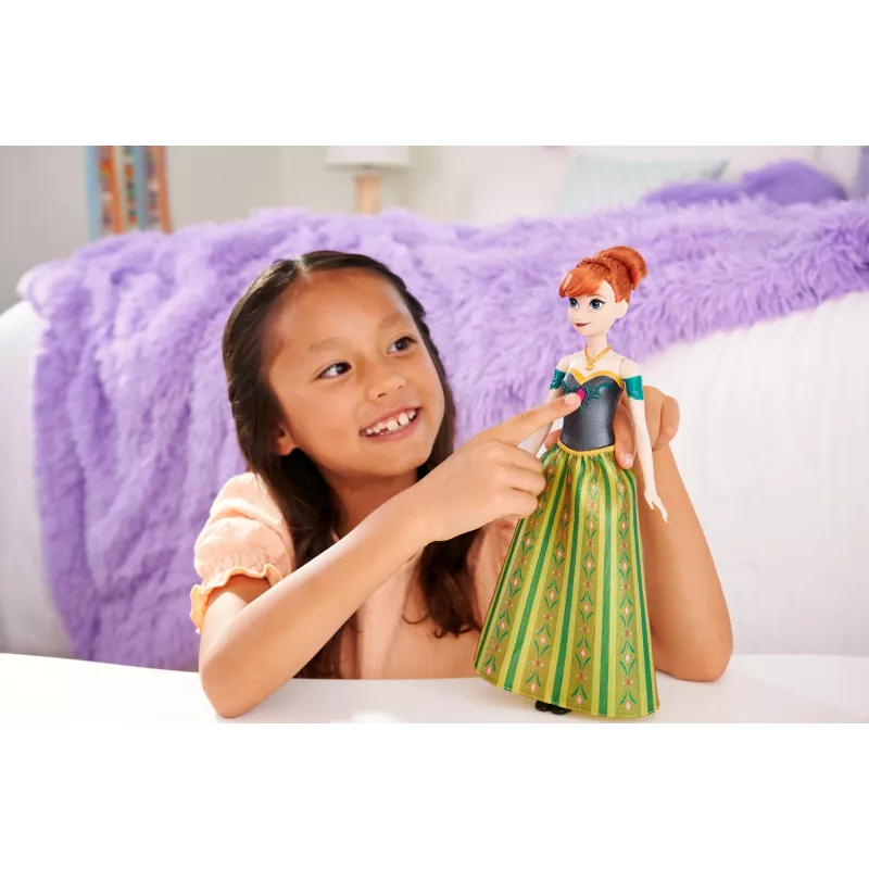 Disney Frozen dziedošā Annas lelle – dzied “For the First Time in Forever” 4 valodās no filmas