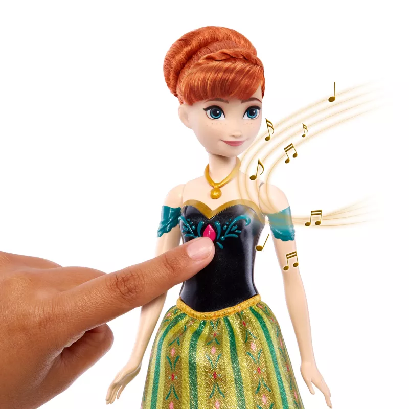 Disney Frozen dziedošā Annas lelle – dzied “For the First Time in Forever” 4 valodās no filmas