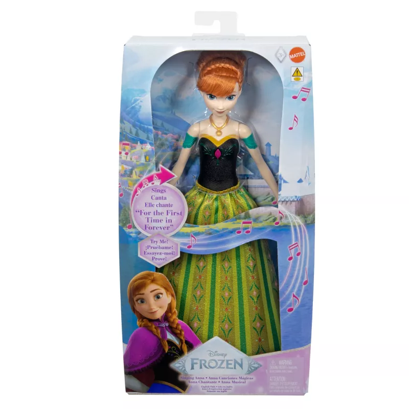 Disney Frozen dziedošā Annas lelle – dzied “For the First Time in Forever” 4 valodās no filmas