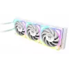 Thermaltake MAGCurve 360 Ultra Snow viss vienā šķidruma CPU dzesētājs ar ARGB ventilatoriem