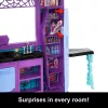 Monster High Boo-tique Hotel leļļu namiņš ar spocīgiem pārsteigumiem katrā istabā un 13+ aksesuāriem