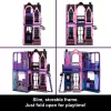 Monster High Boo-tique Hotel leļļu namiņš ar spocīgiem pārsteigumiem katrā istabā un 13+ aksesuāriem