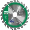 Apaļzāģa asmeņu komplekts Einhell-KWB 584795, Ø165 mm, urbums 20 mm, 3 gab. skaidu plātnēm, cietkokam, saplāksnim, plastmasai, mīkstkokam