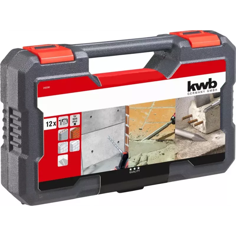 Urbju komplekts KWB 240290 12 gab. 5 mm diametrs