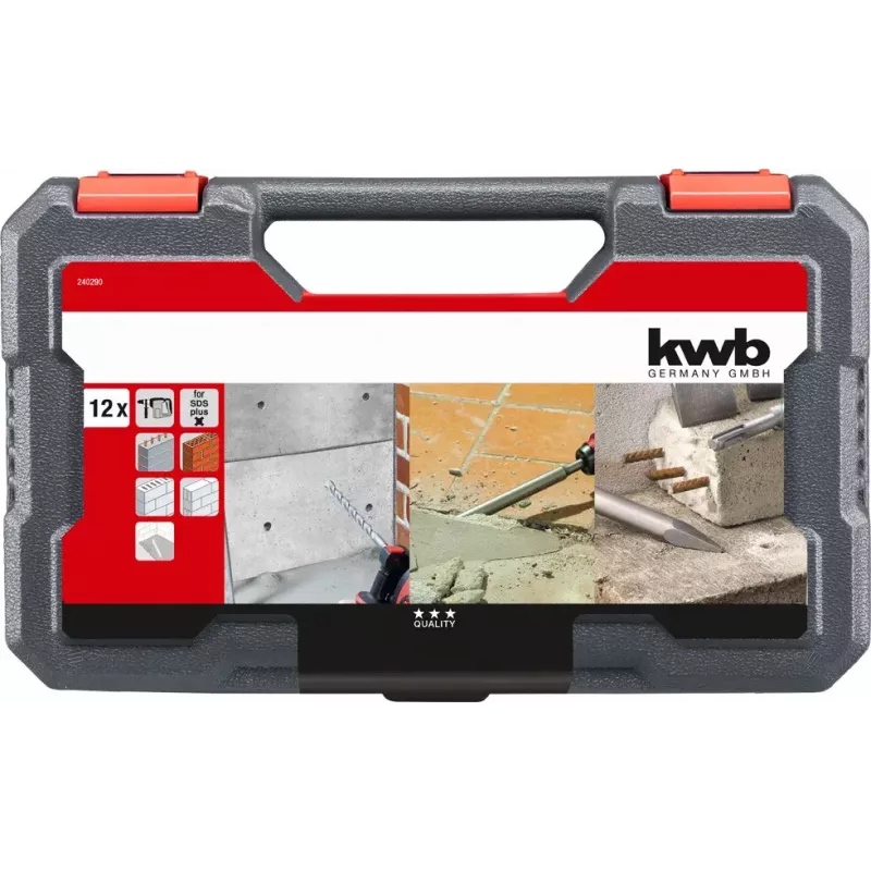 Urbju komplekts KWB 240290 12 gab. 5 mm diametrs