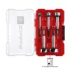 Forstner urbju komplekts Einhell-KWB 5 gab., sarkana/caurspīdīga, 1/4 collas kāts, M-CASE (MPN 706003)