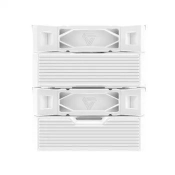 CPU dzesētājs Montech NX600 (balts) ar 120 mm ventilatoru, savietojams gaisa dzesētājs galddatoru procesoriem