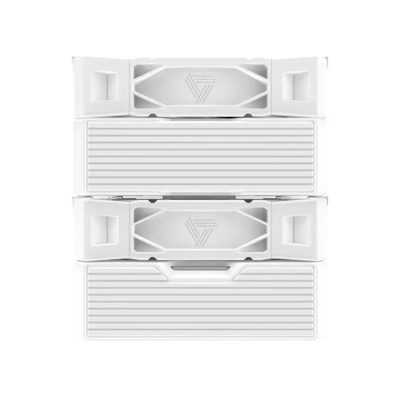 CPU dzesētājs Montech NX600 (balts) ar 120 mm ventilatoru, savietojams gaisa dzesētājs galddatoru procesoriem