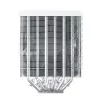 CPU dzesētājs Montech NX600 (balts) ar 120 mm ventilatoru, savietojams gaisa dzesētājs galddatoru procesoriem