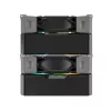 CPU dzesētājs Montech NX600 ARGB, melns, 120 mm ventilators, ARGB apgaismojums