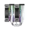 CPU dzesētājs Montech NX600 ARGB, melns, 120 mm ventilators, ARGB apgaismojums