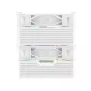 Gaisa CPU dzesētājs Montech NX600 ARGB 120 mm ventilators, Balts, 800–2000 RPM, hidrodinamiskais gultnis, atbalsta AM4/AM5/LGA115x/1200/1700