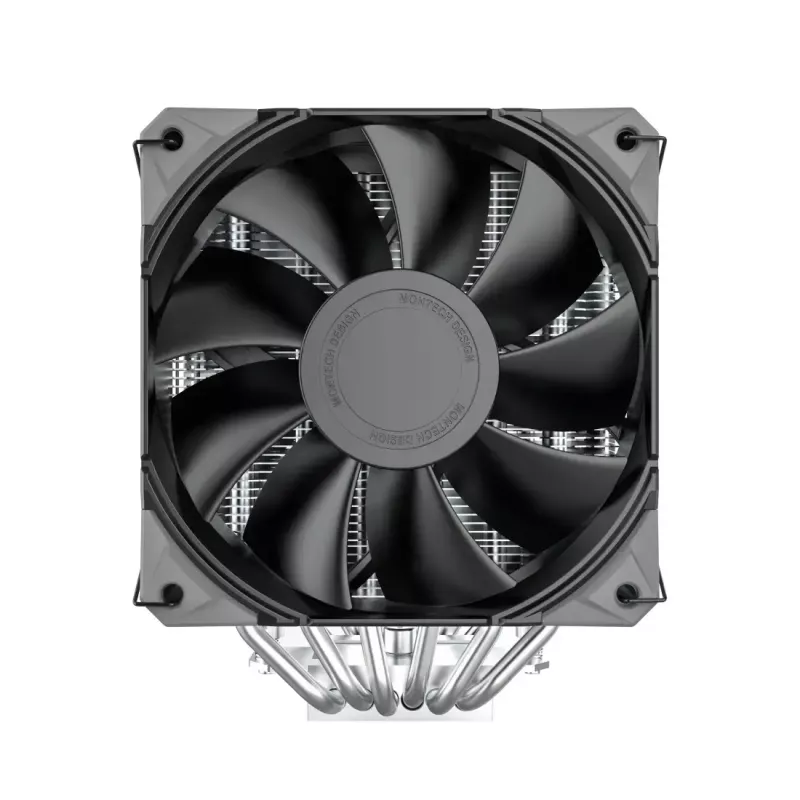 CPU dzesētājs Montech NX600 melns ar 120 mm ventilatoru