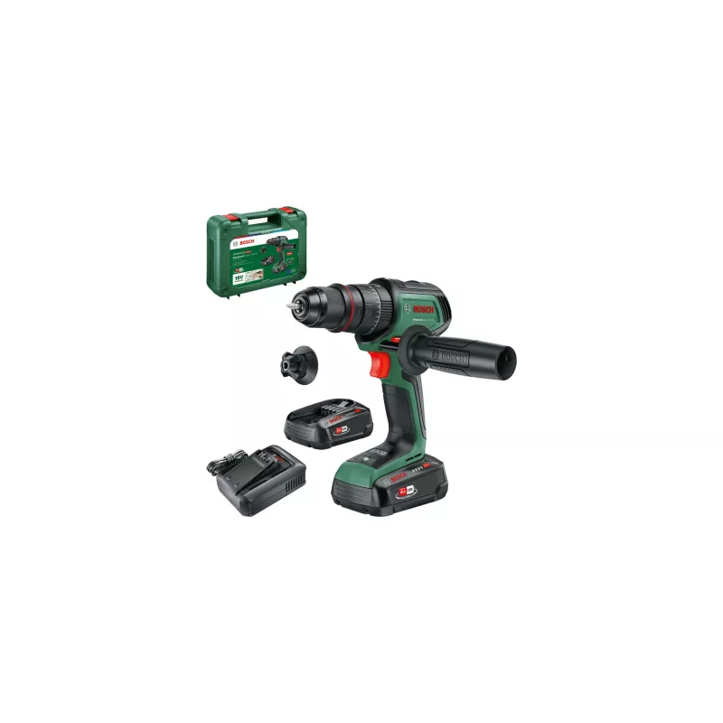 Bosch AdvancedImpact 18V-80 QuickSnap 1950 RPM Keyless 890 g Melna, Zaļa