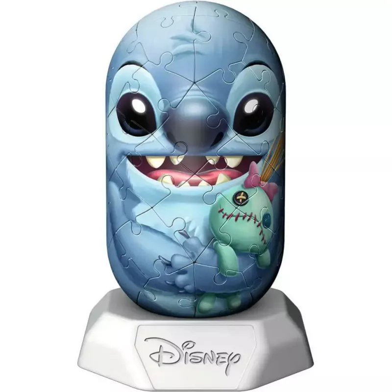3D Puzzle Ravensburger Disney Stitch Hylkies — figūras formas 3D figūra no Ravensburger