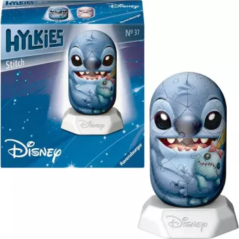 3D Puzzle Ravensburger Disney Stitch Hylkies — figūras formas 3D figūra no Ravensburger