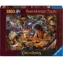 Puzlis Ravensburger 12001810, 1000 gab., Fantāzija — Gredzenu pavēlnieks, 700 mm platums