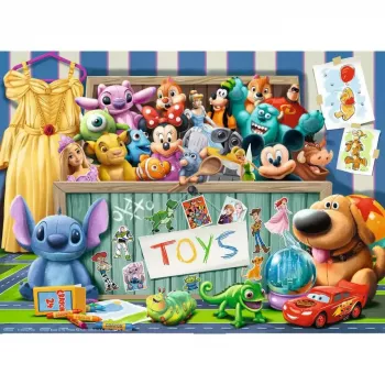 Bērnu puzle Ravensburger Disney Pixar Rotaļlietu kolekcija — 100 gabali