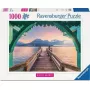 Ravensburger puzle “Lakstiņš pie Annecy ezera, Francija” — 1000 gab., 700 mm platums