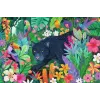 Jigsaw Puzzle Ravensburger Panther in the Blooming Jungle — 3000 gab., lielformāta brīvā laika puzle