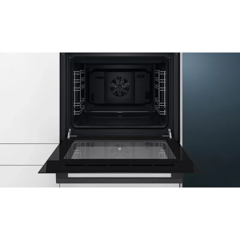 Siemens iQ100 HB013FBB1 krāsns 66 L melna