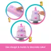 Barbie Party Unboxed Pet Birthday Series lelle un piederumi, dzimšanas dienas bantīšu komplekts ar 10 pārsteigumiem