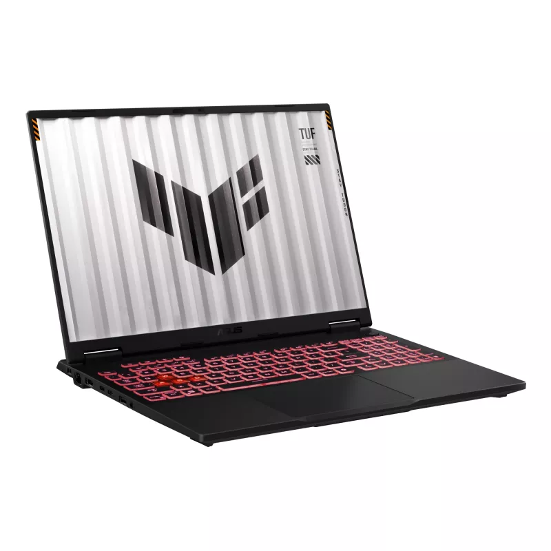 ASUS TUF Gaming A16 FA608UP-RV019W AMD Ryzen™ 7 260 klēpjdators 40,6 cm (16 collu) WUXGA 32 GB DDR5-SDRAM 1 TB SSD NVIDIA GeForce RTX 5070 Wi-Fi 6E (802.11ax) Windows 11 Home vācu pelēks