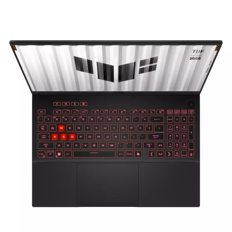 ASUS TUF Gaming A16 FA608UP-RV019W AMD Ryzen™ 7 260 klēpjdators 40,6 cm (16 collu) WUXGA 32 GB DDR5-SDRAM 1 TB SSD NVIDIA GeForce RTX 5070 Wi-Fi 6E (802.11ax) Windows 11 Home vācu pelēks