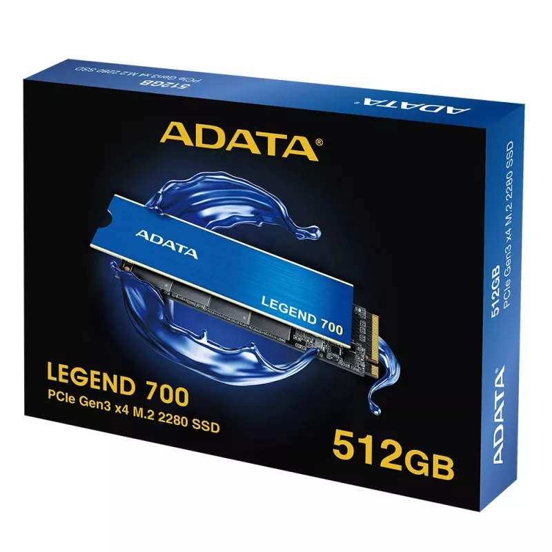 SSD disks ADATA 512 GB M.2 2280 PCIe Gen3x4 ALEG-700-512GB