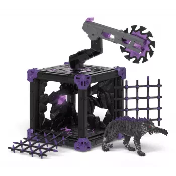 schleich ELDRADOR CREATURES BattleCave Ēnu Tīģeris, 7 gadi, Melns, Pelēks, Purpura