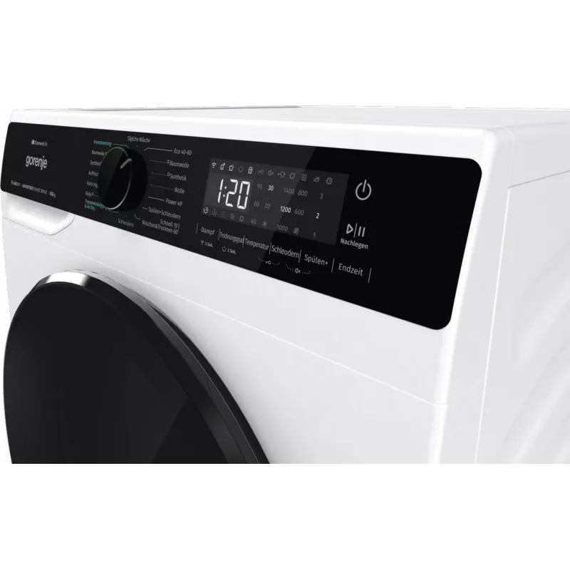 Gorenje WD2PA854ADW/DE veļas žāvētājs ar žāvēšanu brīvstāvošs ar priekšējo ielādi balts