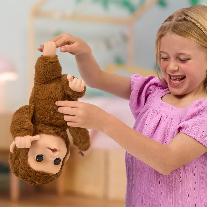 Moose Toys My Baby Monkey Mango, zēnam/meitenei, 4 gadi, gaismas efekti, skaņa