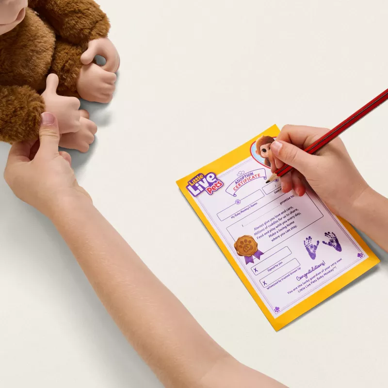 Moose Toys My Baby Monkey Mango, zēnam/meitenei, 4 gadi, gaismas efekti, skaņa