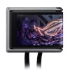 Universāls šķidruma dzesētājs ASUS ROG RYUO IV 360 ARGB — 360 mm radiators, 120 mm ventilatori, melns