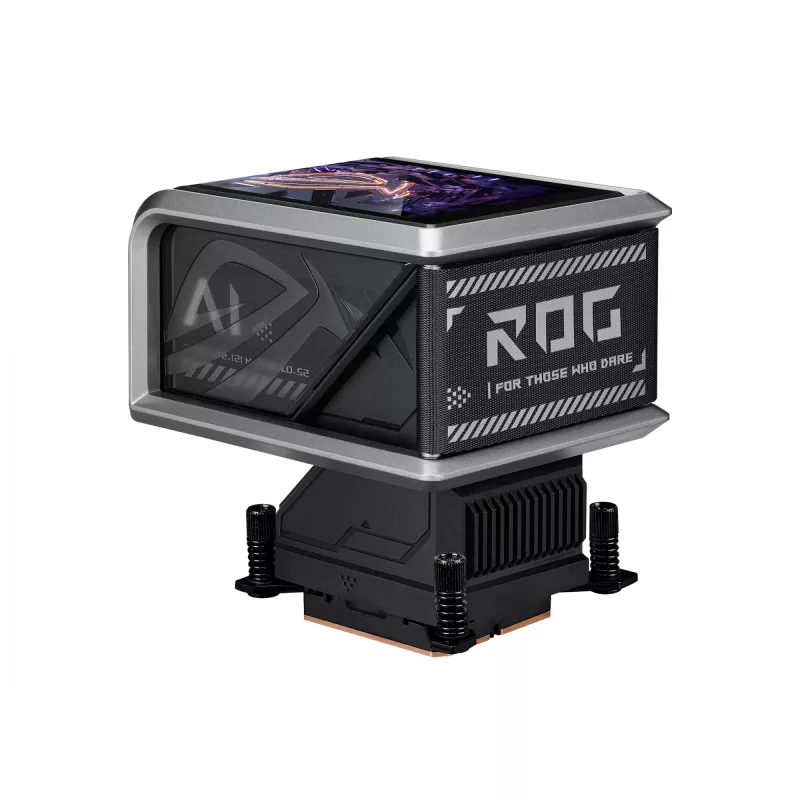 Universāls šķidruma dzesētājs ASUS ROG RYUO IV 360 ARGB — 360 mm radiators, 120 mm ventilatori, melns