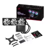 Universāls šķidruma dzesētājs ASUS ROG RYUO IV 360 ARGB — 360 mm radiators, 120 mm ventilatori, melns