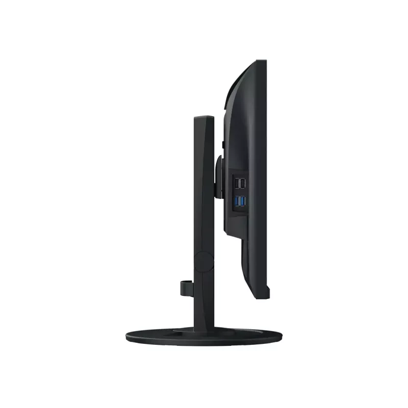 Datora monitors EIZO FlexScan EV2400R-BK 23,8 collas (60,5 cm) Full HD 1920x1080 IPS LCD, 5 ms, USB centrmezgls, skaļruņi, VESA, augstuma regulēšana, melns