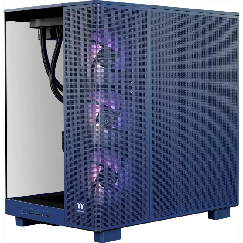 Galddatora spēļu dators THERMALTAKE FTW V380XL 9070XT purpura/caurspīdīgs ar Windows 11 Pro