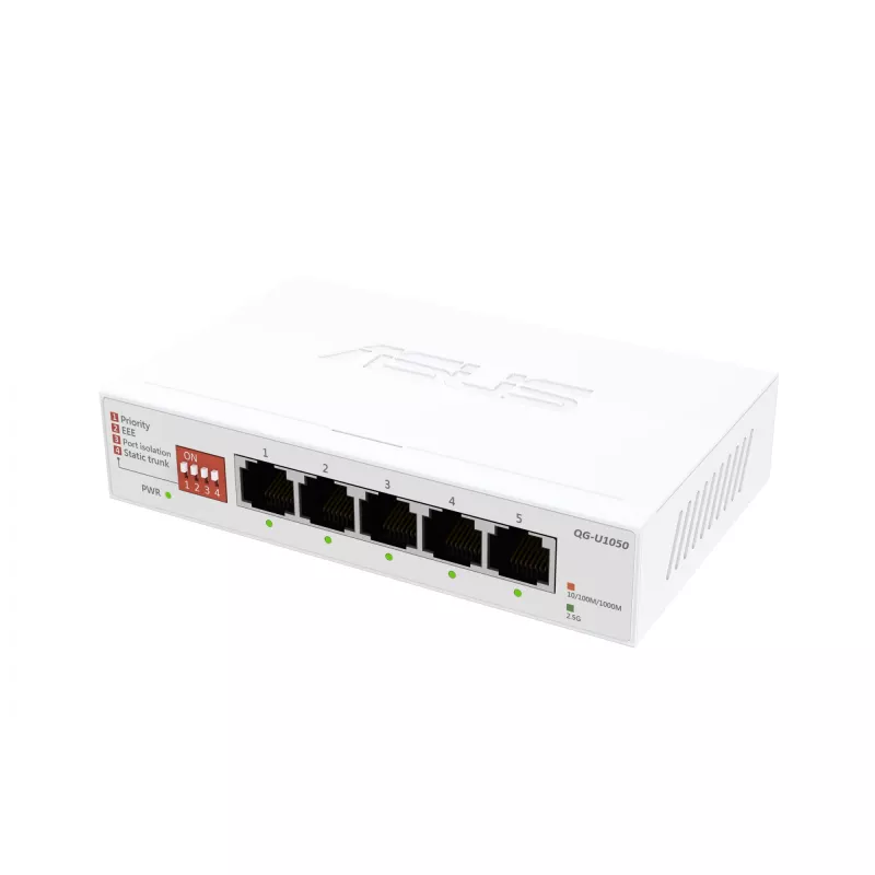 ASUS QG-U1050 Nepārvaldāms 2,5G Ethernet (100/1000/2500) Balta