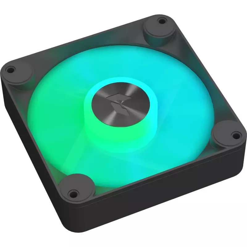 APNX 120 mm Case Fans 3-Pack (Melns) — APNX FP1-120, 3 ventilatori